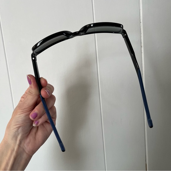 New Carrera 2047T/S Blue Black Sunglasses Lightweight Mirror Lens Rectangle NWOT - Picture 13 of 13